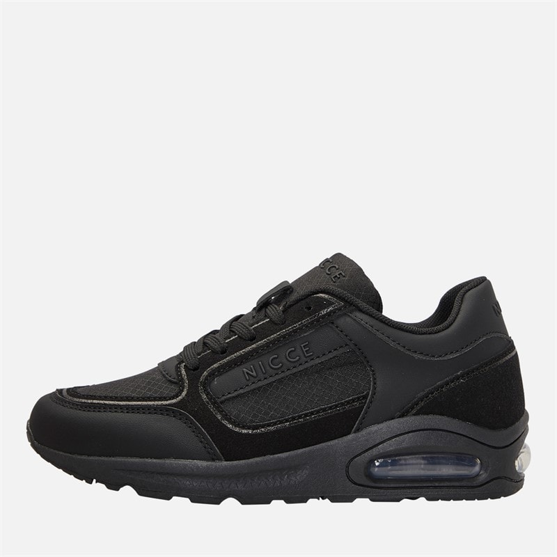 NICCE Junior Boys Elossi Trainers Black