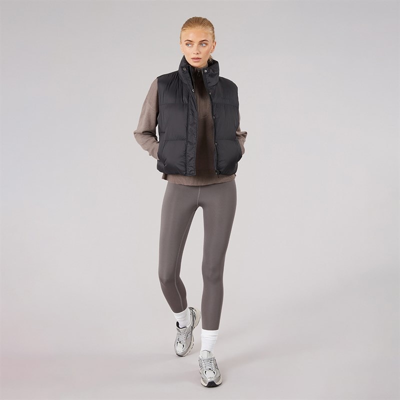 NICCE Womens Lucan Padded Gilet With Print And Bungee Cords Black - Image 4