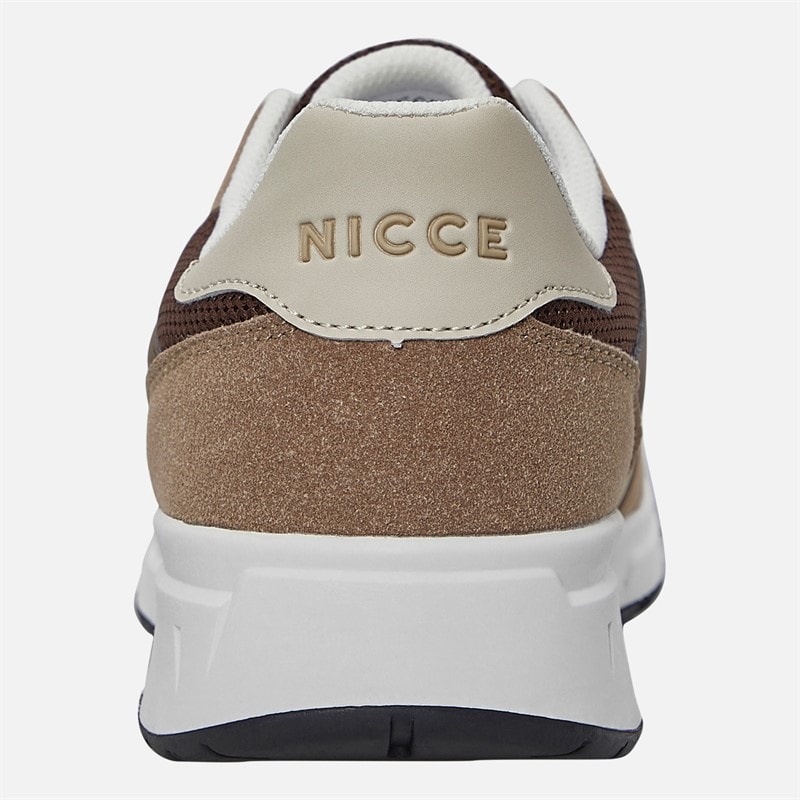 NICCE Mens Varyan Trainers Brown - Image 3