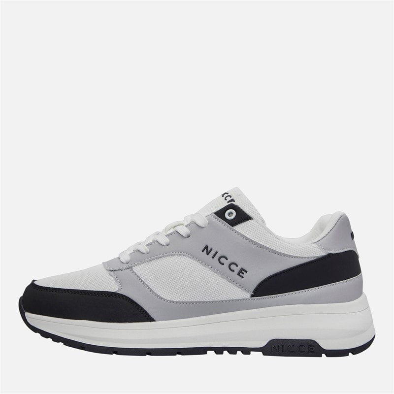 NICCE Mens Advell Trainers White - Image 1