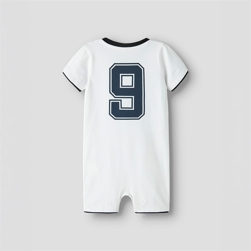 Name It England Football World Cup Baby Romper Bright White England - Image 2