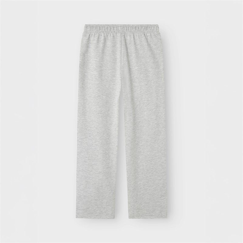 Name It Girls Mille Straight Leg Joggers Light Grey Melange - Image 2