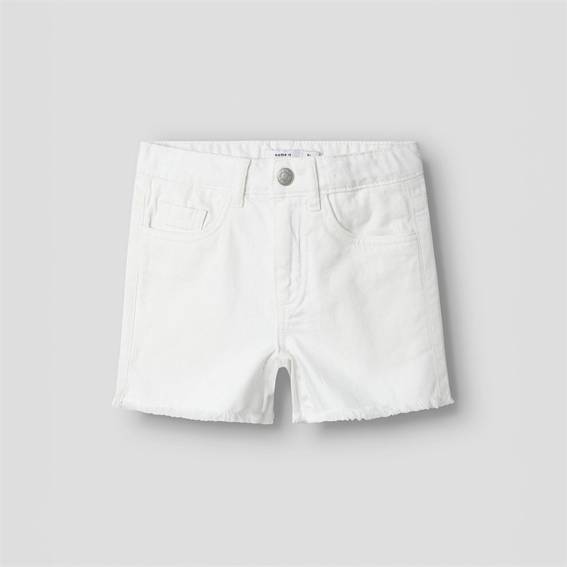 Name It Girls Rose Mom Shorts Lucent White - Image 1