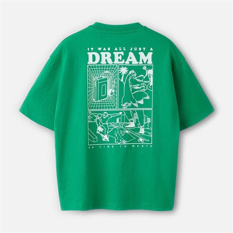 Name It Boys Heinrick T-Shirt Surf The Web Jelly Bean - Image 2