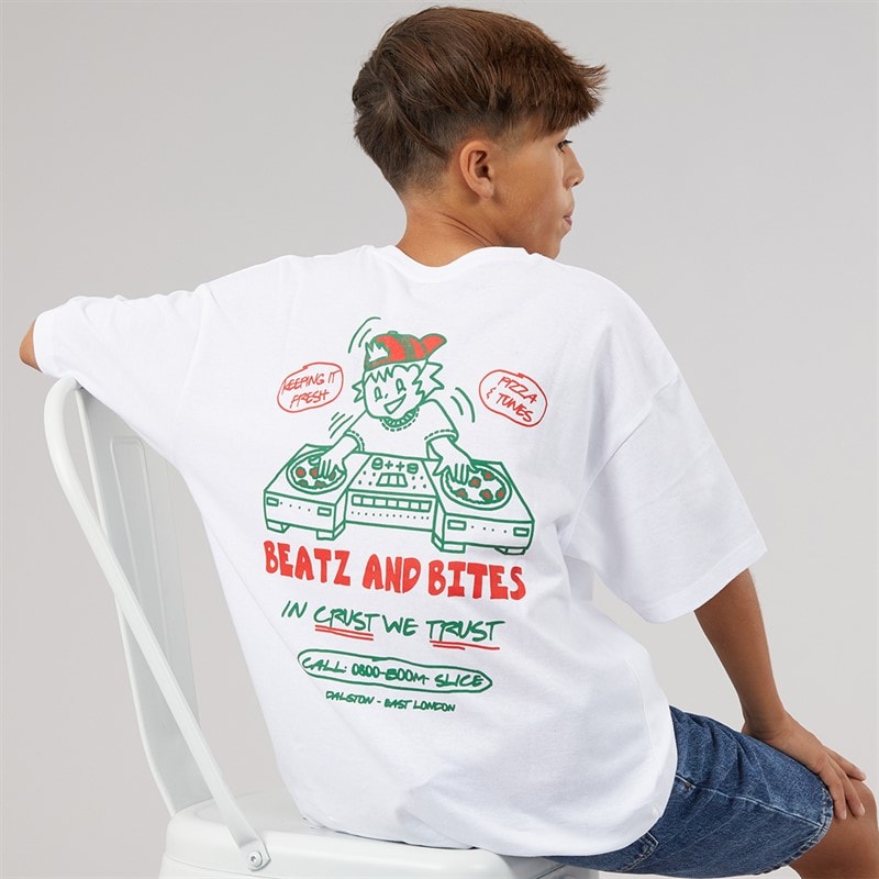 Name It Boys Heinrick T-Shirt Bright White/Red - Image 1