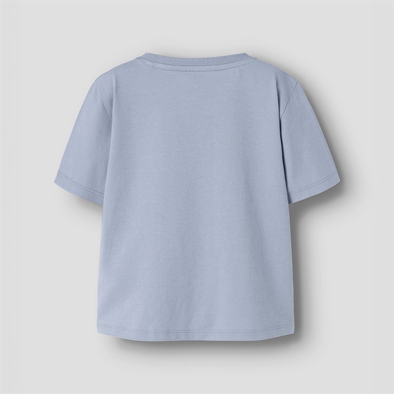 Name It Boys Javiar T-Shirt Blue Fog - Image 2
