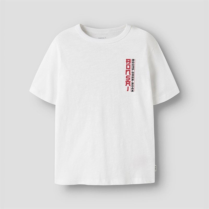 Name It Boys Joss T-Shirt Bright White - Image 2