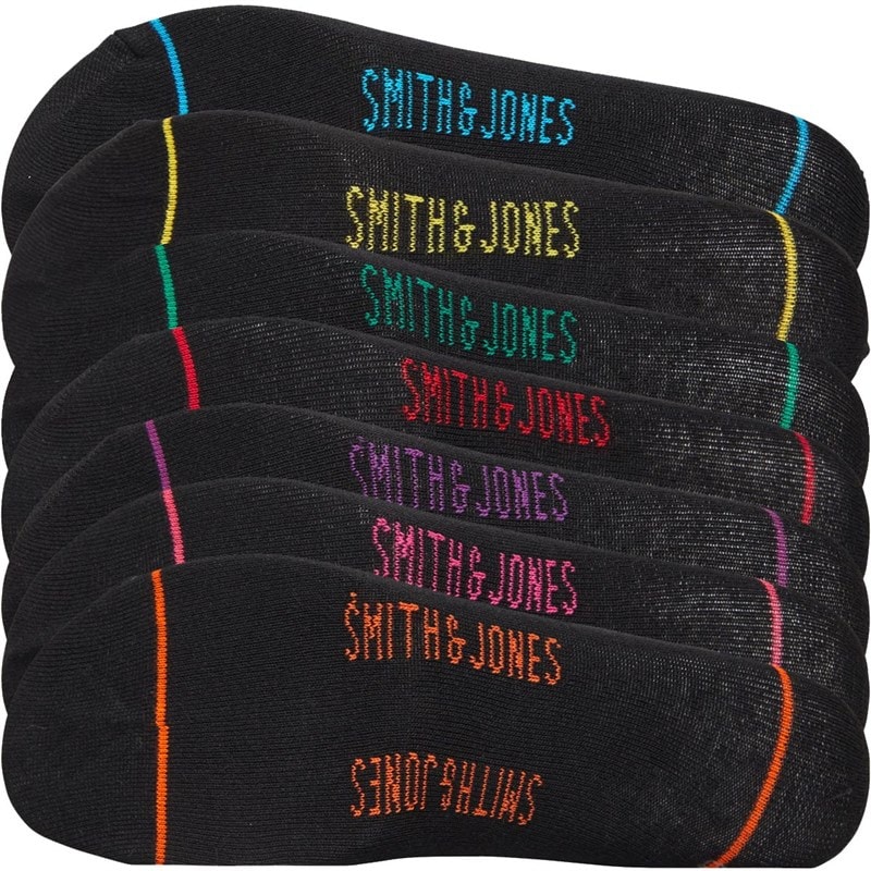Smith And Jones Mens Madlin Seven Pack Socks Assorted - Image 2