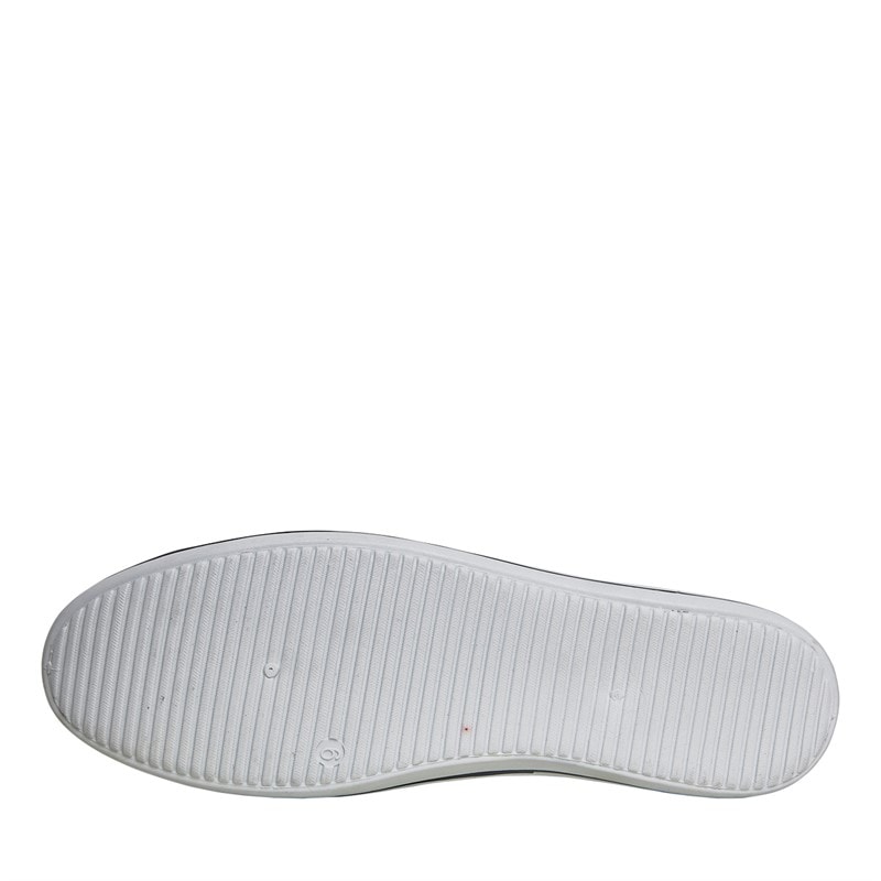 Henleys Mens Bevan High Canvas Pumps Navy - Image 2