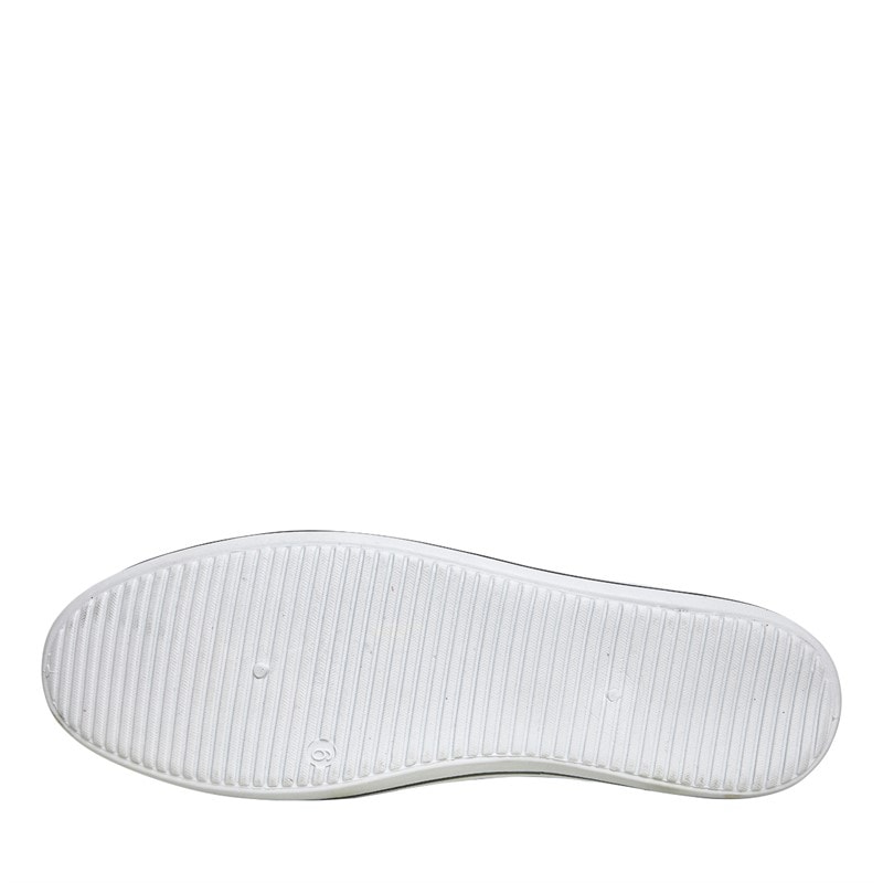 Henleys Mens Bevan High Canvas Pumps Charcoal Grey - Image 2