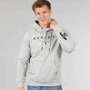 Henleys Mens Hentyme Hoodie Grey Marl