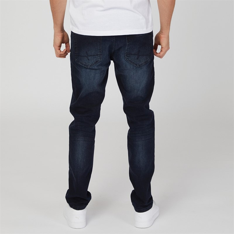 Henleys Mens Craze Comfort Jean Blue Black - Image 2
