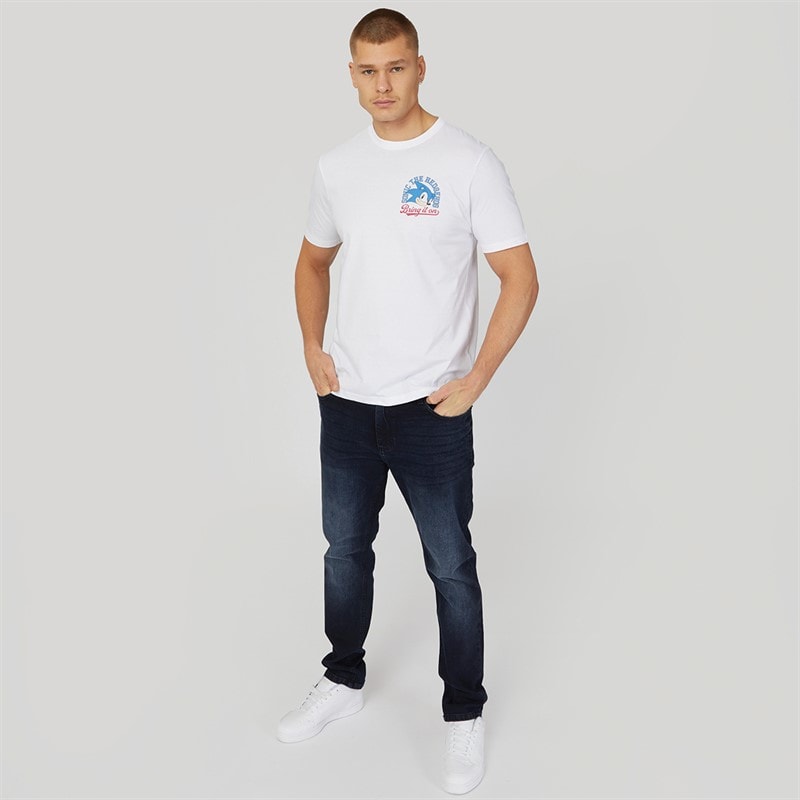 Henleys Mens Craze Comfort Jean Blue Black - Image 3