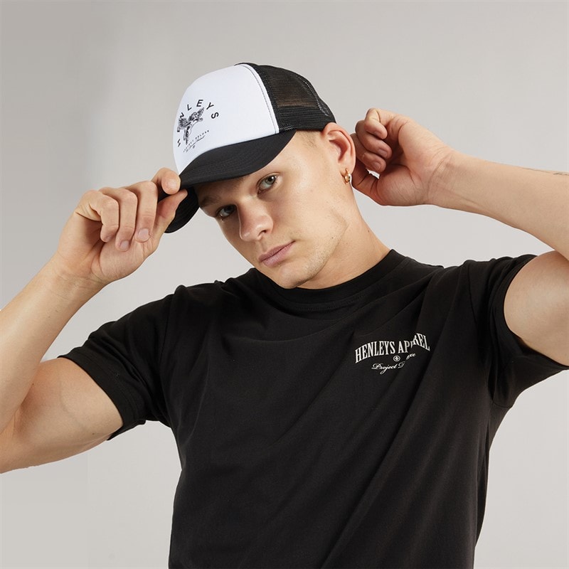Henleys Mens Colhen Cap Charcoal - Image 1