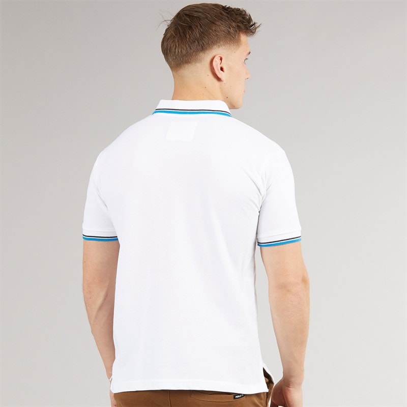 Henleys Mens Henalpha Polo White - Image 2