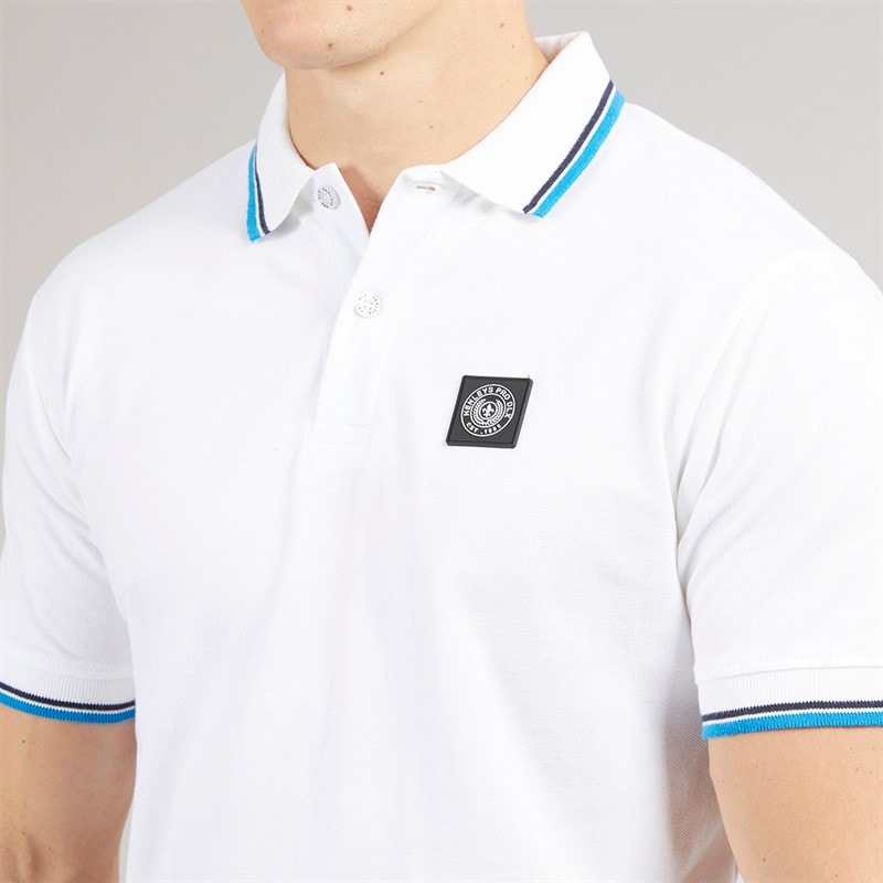 Henleys Mens Henalpha Polo White - Image 3