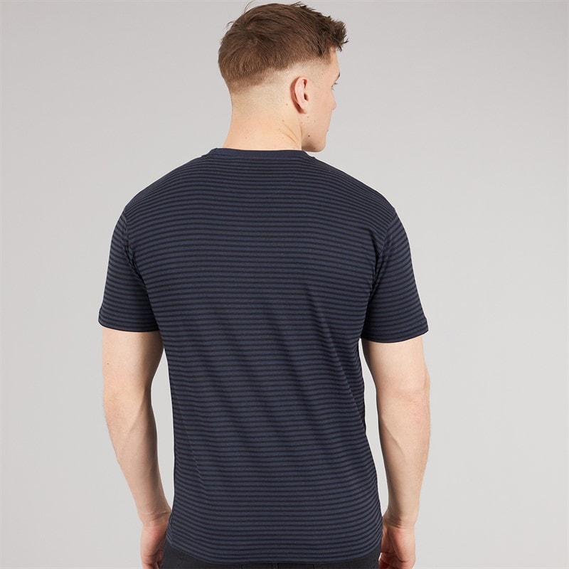 Henleys Mens Henbrett T-Shirt Navy - Image 2