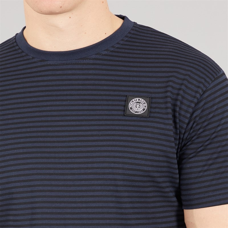 Henleys Mens Henbrett T-Shirt Navy - Image 3