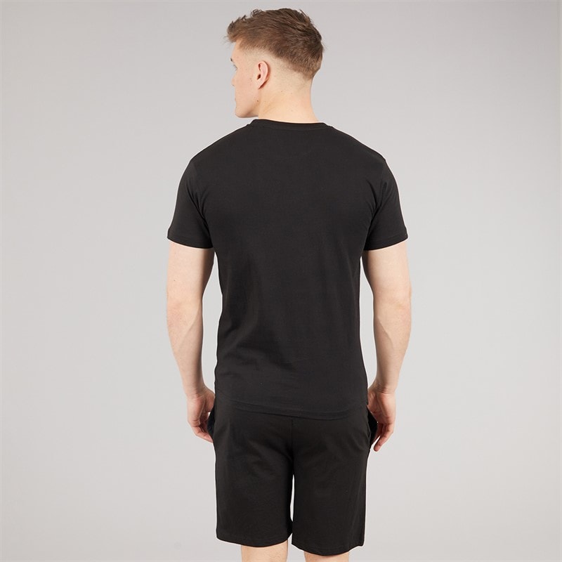 Henleys Mens Henrycore Lounge Set Black - Image 2
