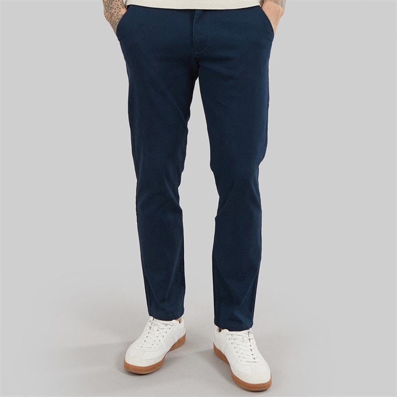 Henleys Mens Visit Chinos Blue