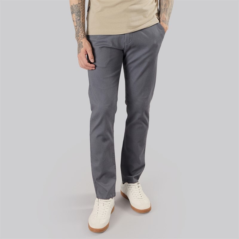 Henleys Mens Visit Chinos Grey