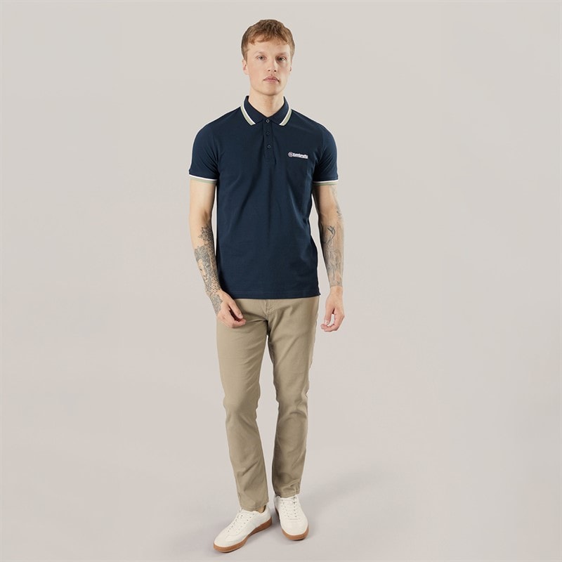 Henleys Mens Edition 5 Pocket Chinos Stone - Image 4
