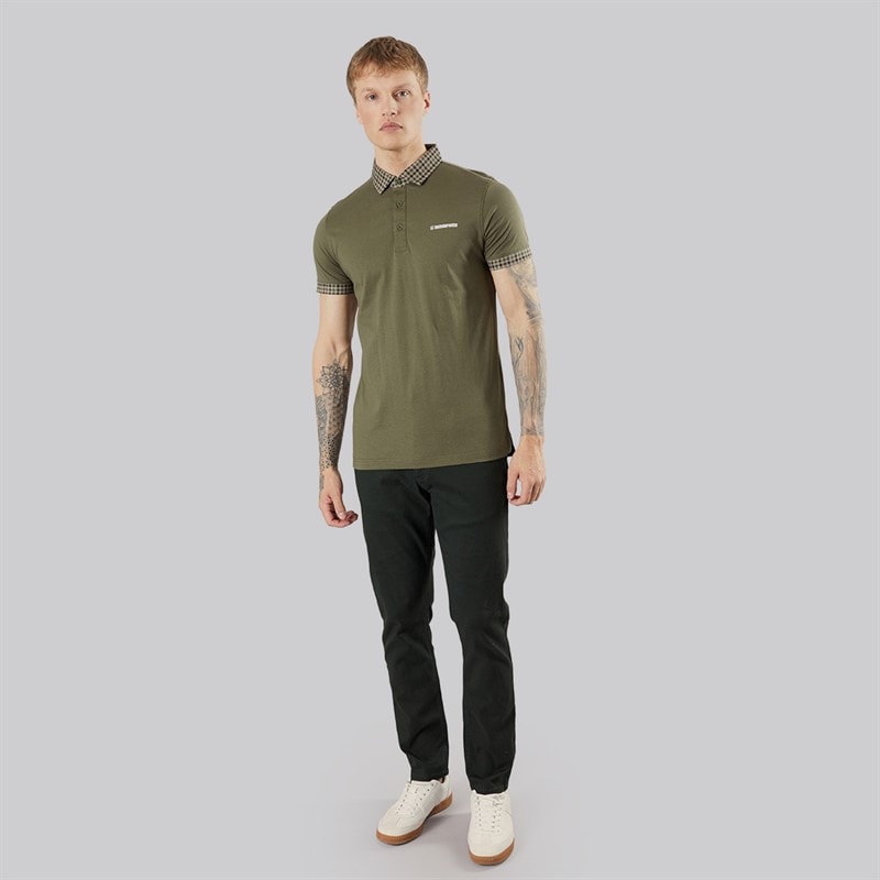 Henleys Mens Edition 5 Pocket Chinos Khaki - Image 4