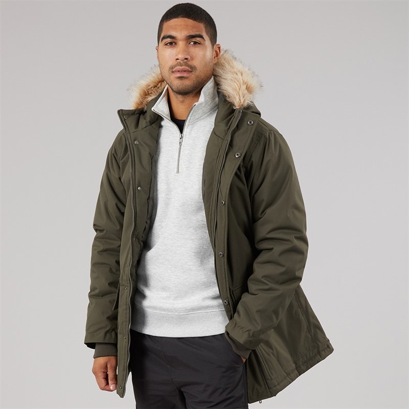 French Connection Mens Parka 4 Khaki - Image 1