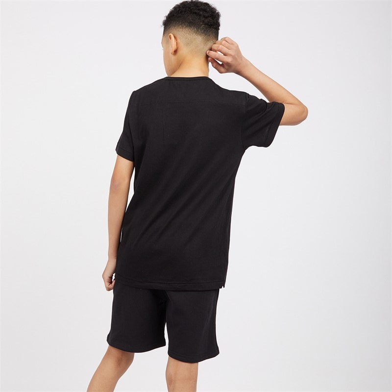 French Connection Boys T-Shirt And Shorts Set Black - Image 2