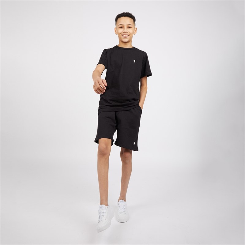 French Connection Boys T-Shirt And Shorts Set Black - Image 4