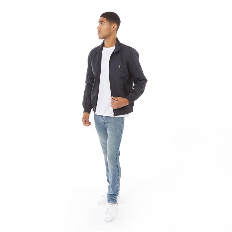 French Connection Mens Harrington Jacket Marine - Image 3