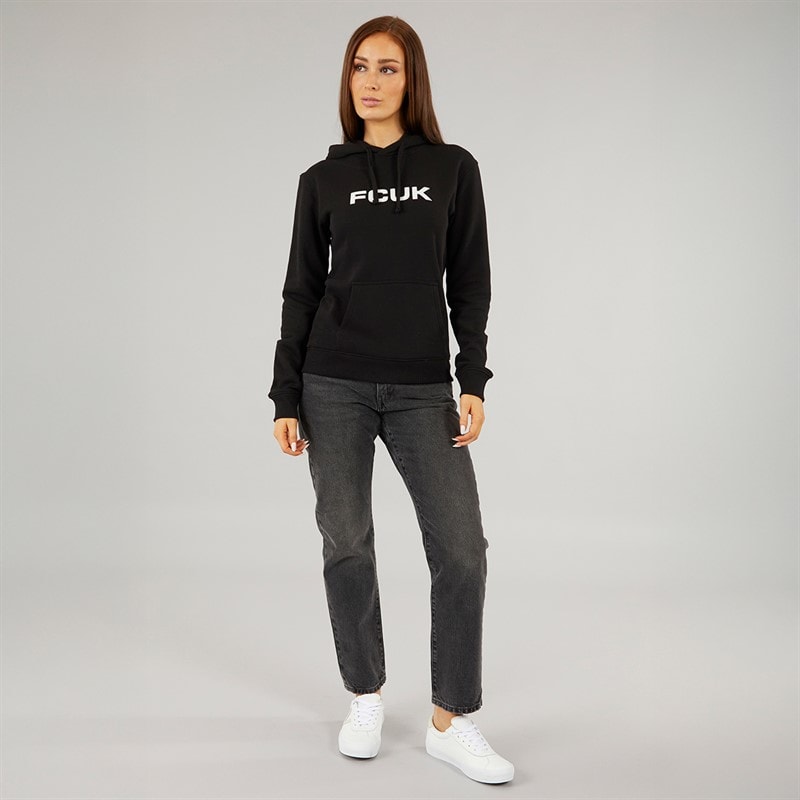 French Connection Womens Hoodie Black - Image 4