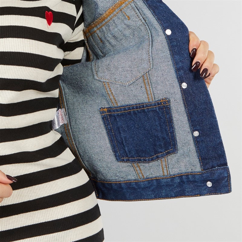 French Connection Womens Denim Jacket Mid Blue - Image 5
