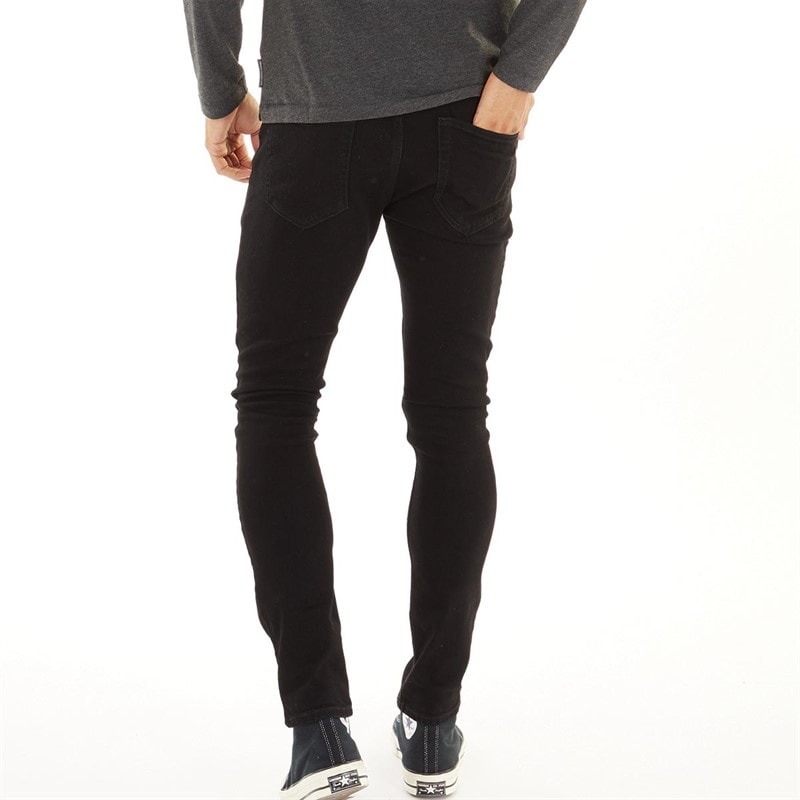 French Connection Mens Skinny Fit Jeans BLK1 - Black - Image 2