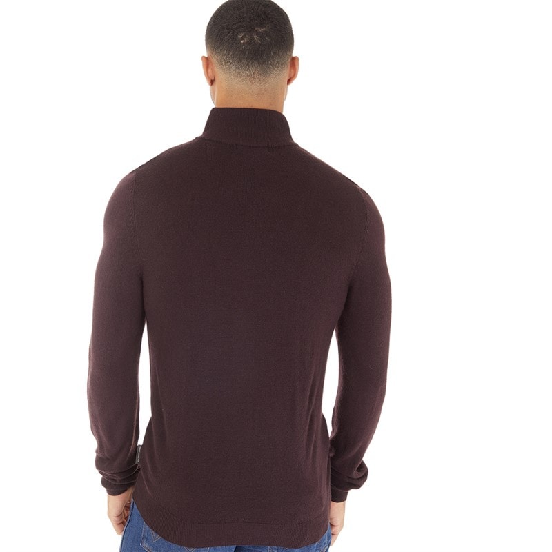French Connection French Connection Mens Cash 1/4 Zip Jumper Chateaux - Image 2