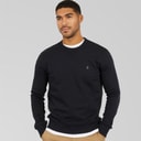 French Connection Mens Crew Neck Sweatshirt Marine