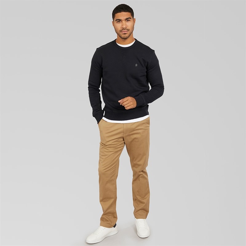 French Connection Mens Crew Neck Sweatshirt Marine - Image 3