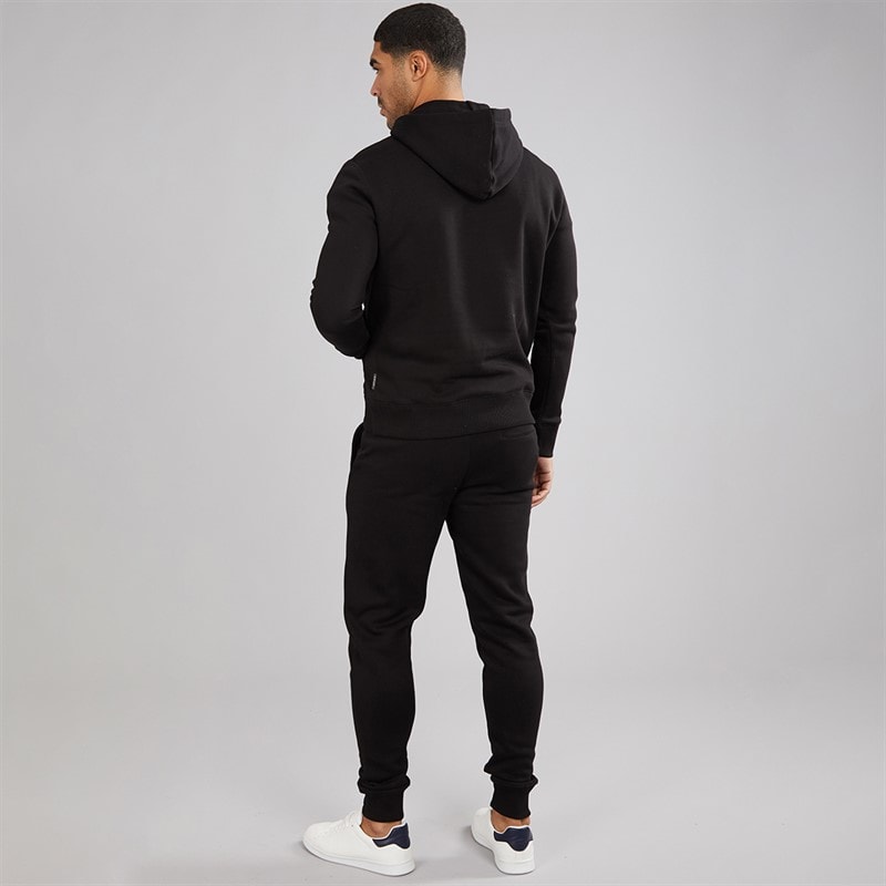 French Connection Mens Script Tracksuit Black/White - Image 2