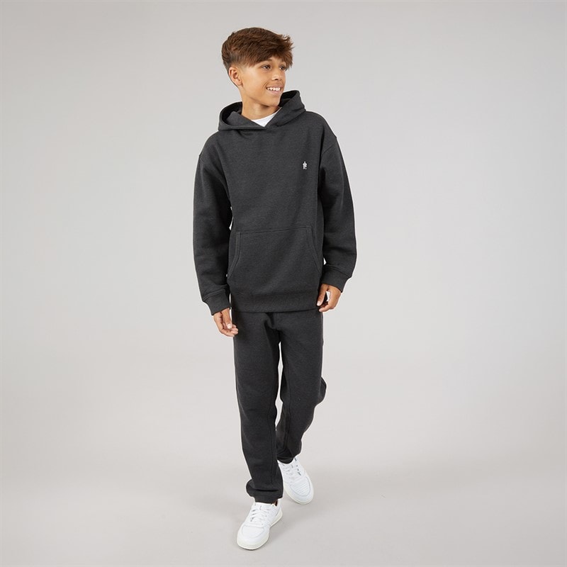 French Connection Boys Tracksuit Set Charcoal Mel/White - Image 4