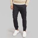 French Connection Mens Combat Tech Cargos Pants Black