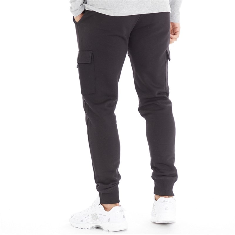 French Connection Mens FC Cargo Joggers Black - Image 2