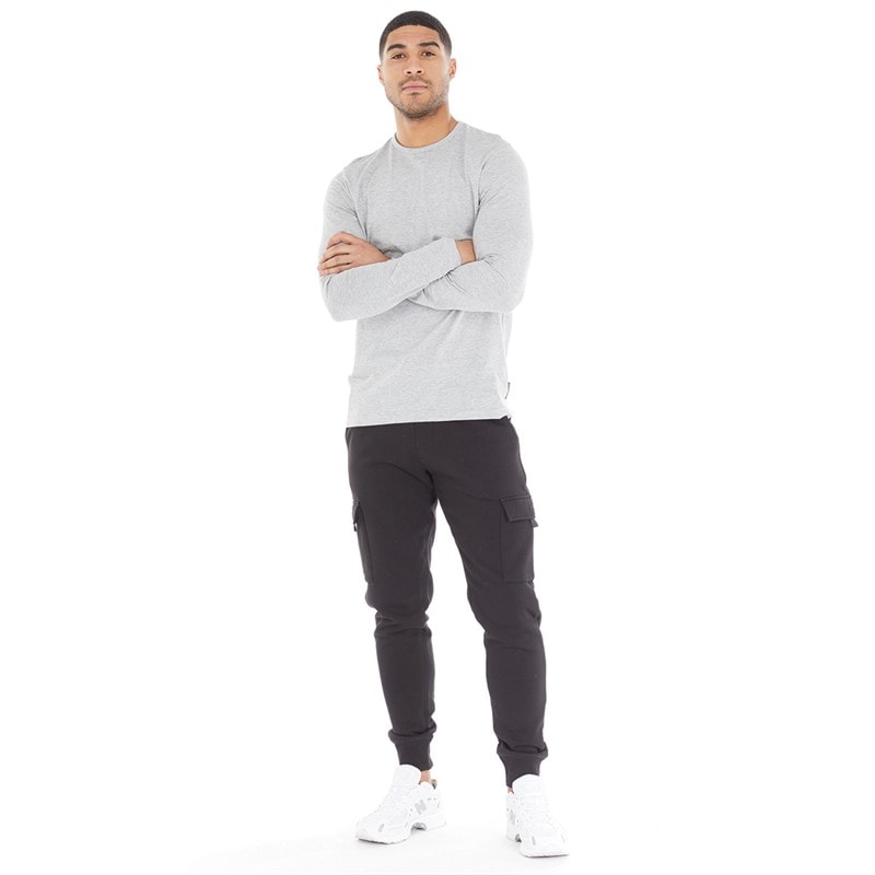 French Connection Mens FC Cargo Joggers Black - Image 3