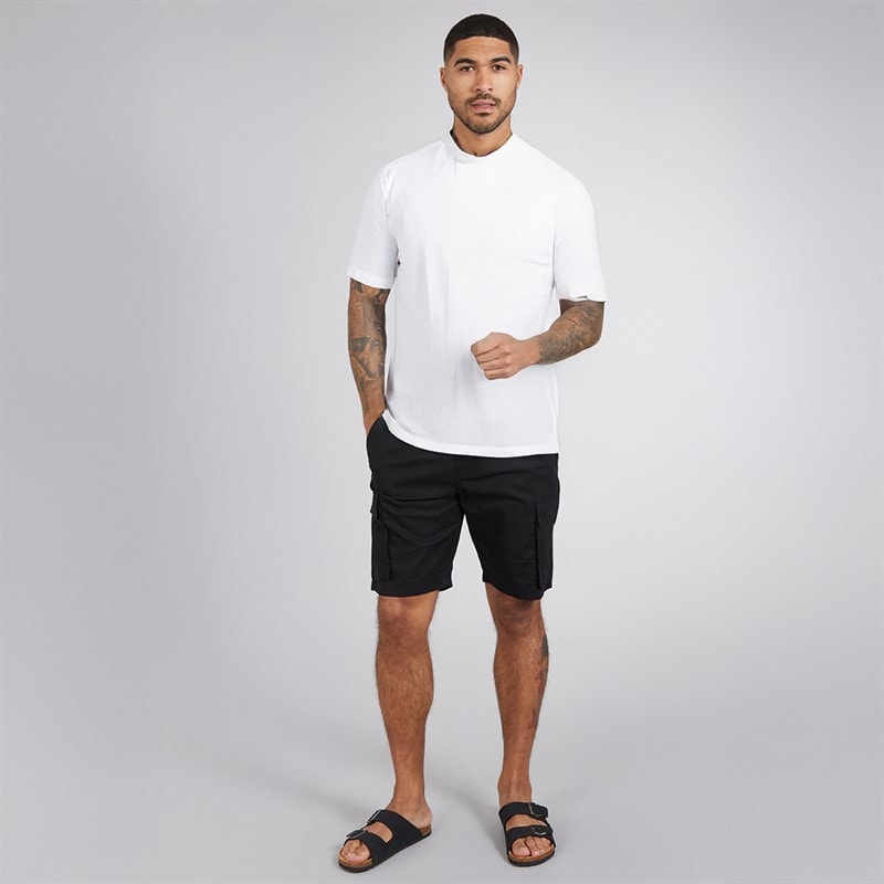 French Connection Mens Short Sleeve Linen Shirt White - Image 3