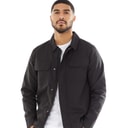 French Connection Mens Tech Overshirt Black