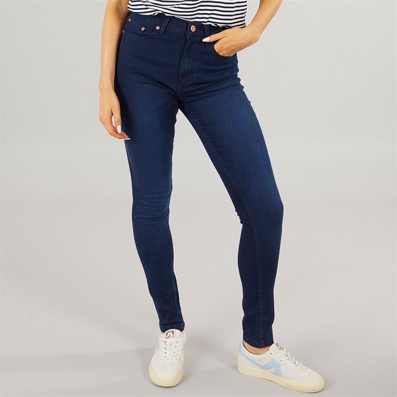 French Connection Womens Skinny Jeans Indigo Clean