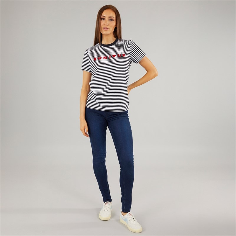 French Connection Womens Skinny Jeans Indigo Clean - Image 4