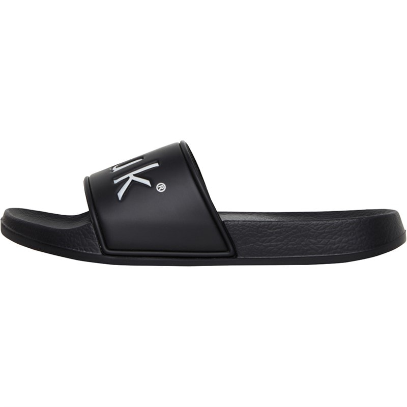 French Connection Mens FCUK Sliders Black/White - Image 2