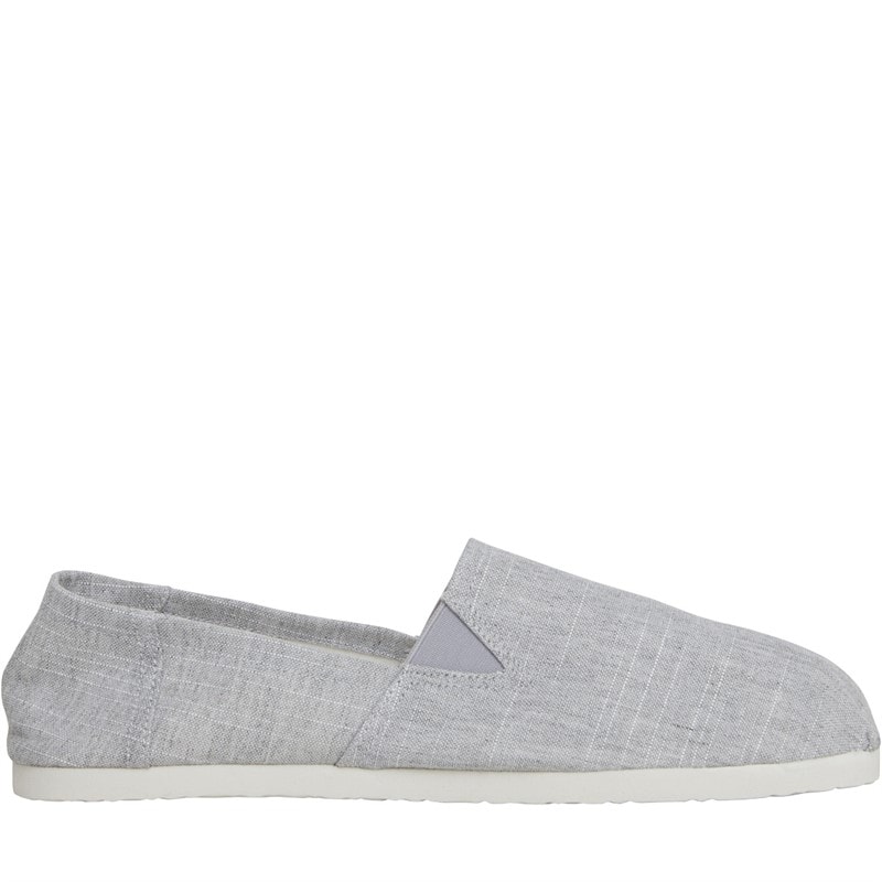 French Connection Mens FCUK Espadrilles Light Grey - Image 5