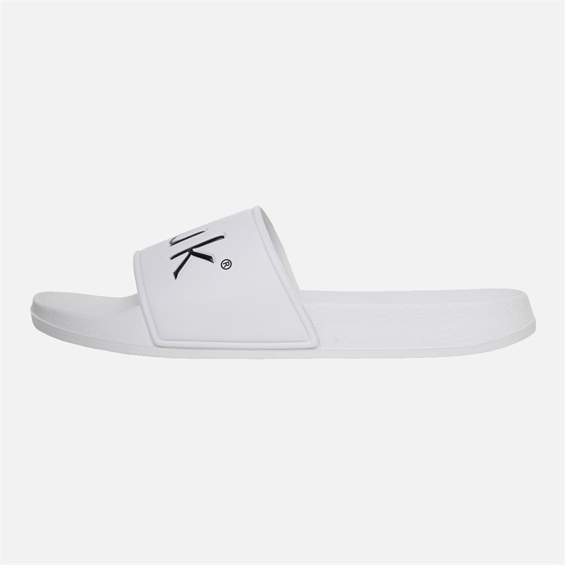 French Connection Mens FCUK Sliders White/Black - Image 2