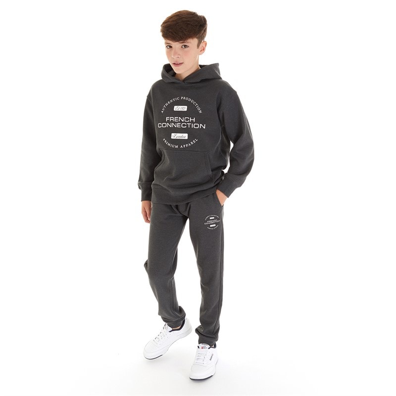 French Connection Boys Perspex Joggers Charcoal Mel - Image 3